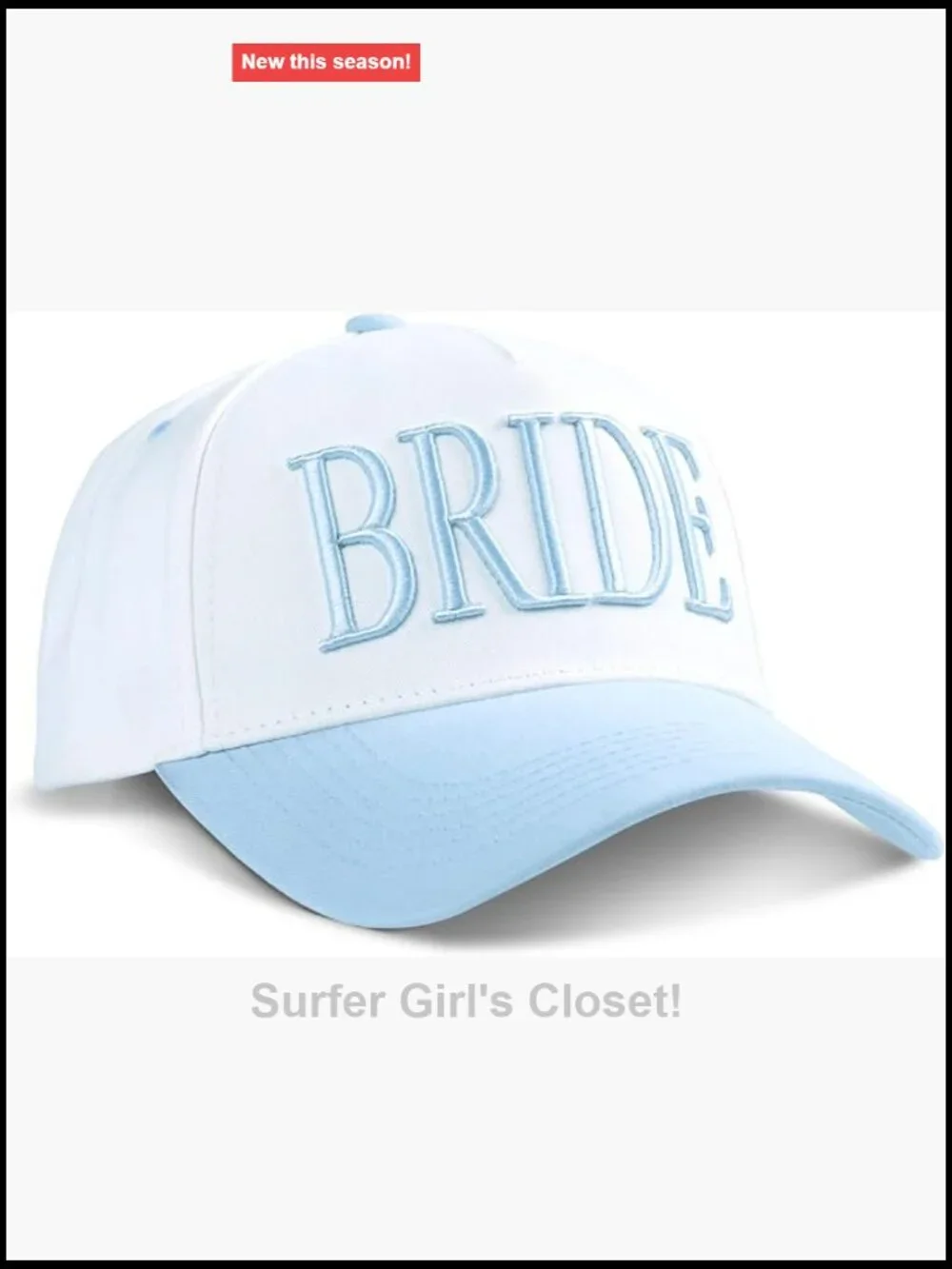 Bride Trucker Hat - Bachelorette Party Snapback Cap